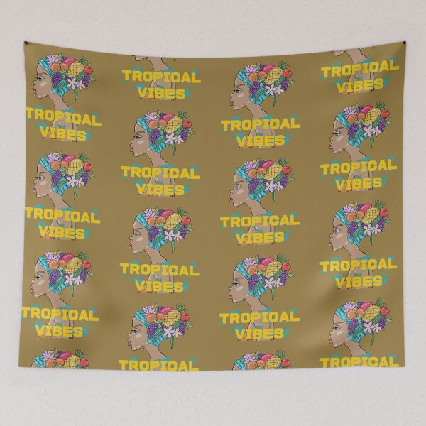 Item preview, Tropical vibes, afro fruit lady designed and sold by La Loca.