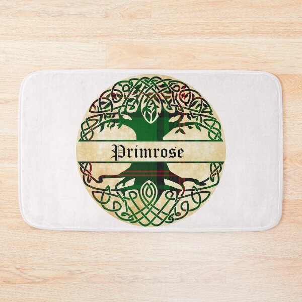 Item preview, Primrose Tree of Life Clan Scottish Surname tartan designed and sold by BagTown Clans.