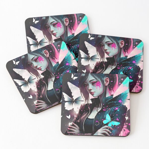 Item preview, Butterflies and Neon II designed and sold by SilverSunStudio.