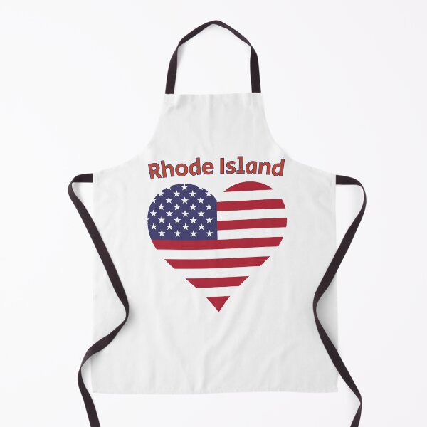 Item preview, Rhode Island American Flag Heart designed and sold by Queen1120.