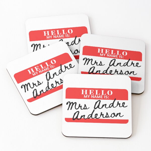 Item preview, Hello, my name is Mrs Andre Anderson designed and sold by AdhdPunk.