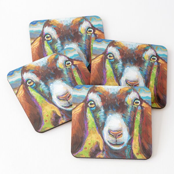 Item preview, Colorful Billy Goat by Robert Phelps designed and sold by RobertPhelpsArt.