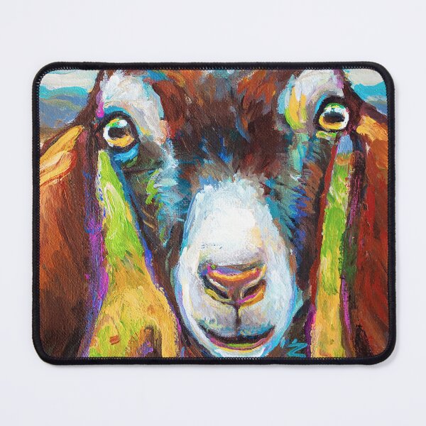 Item preview, Colorful Billy Goat by Robert Phelps designed and sold by RobertPhelpsArt.
