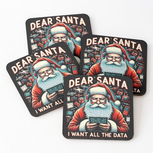 Item preview, Dear Santa I Want All The Data designed and sold by ZenEverAI.
