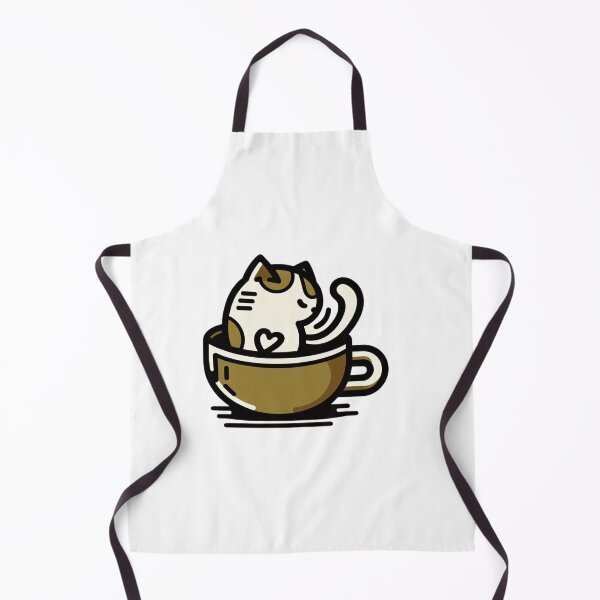 Item preview, Cat and Coffee Cat Cult Lovely Kitty Barista Cats designed and sold by sharon1210.