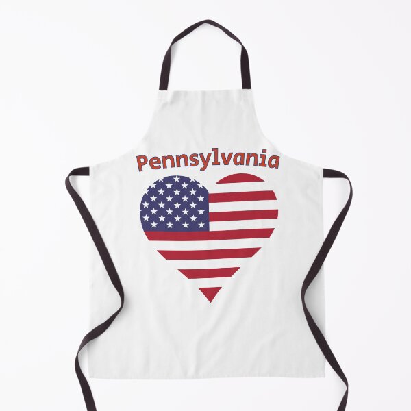 Item preview, Pennsylvania American Flag Heart designed and sold by Queen1120.
