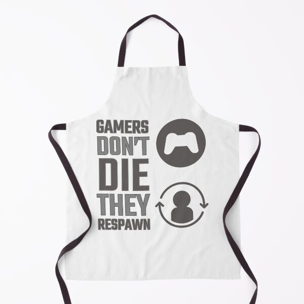 Item preview, gamers don't die they respawn designed and sold by GodsOfArt.