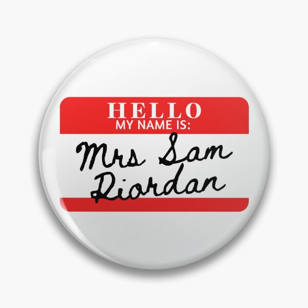 Item preview, Hello, my name is Mrs Sam Riordan designed and sold by AdhdPunk.