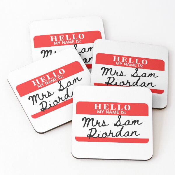 Item preview, Hello, my name is Mrs Sam Riordan designed and sold by AdhdPunk.