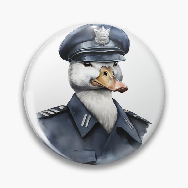 Item preview, Watercolor Air Pilot Goose designed and sold by BadLuckByDesign.