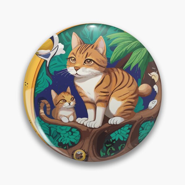 Item preview, cat in the tree designed and sold by Klaerika.