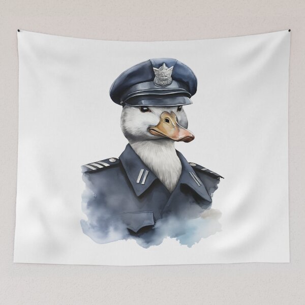 Item preview, Watercolor Air Pilot Goose designed and sold by BadLuckByDesign.
