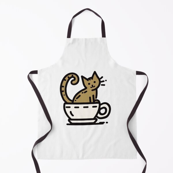Item preview, Cat and Coffee Cat Cult Lovely Kitty Barista Cats designed and sold by sharon1210.