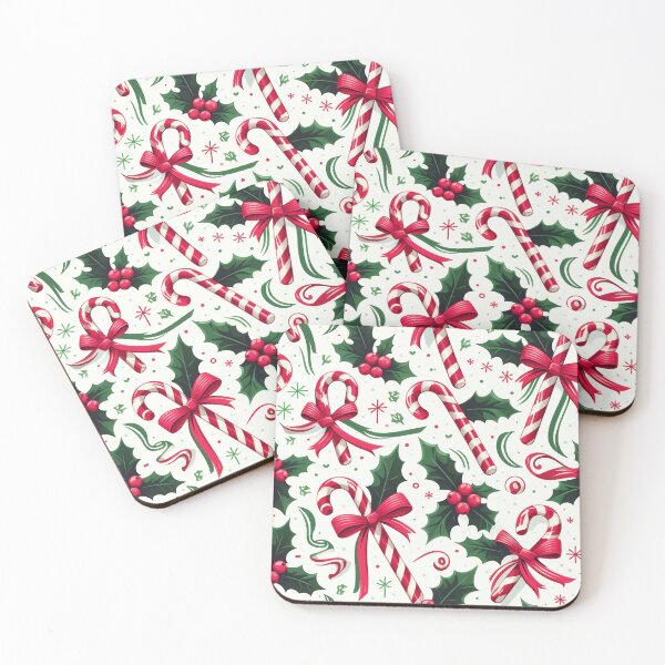 Item preview, Christmas Candy Cane Pattern designed and sold by ArtFactoryAI.