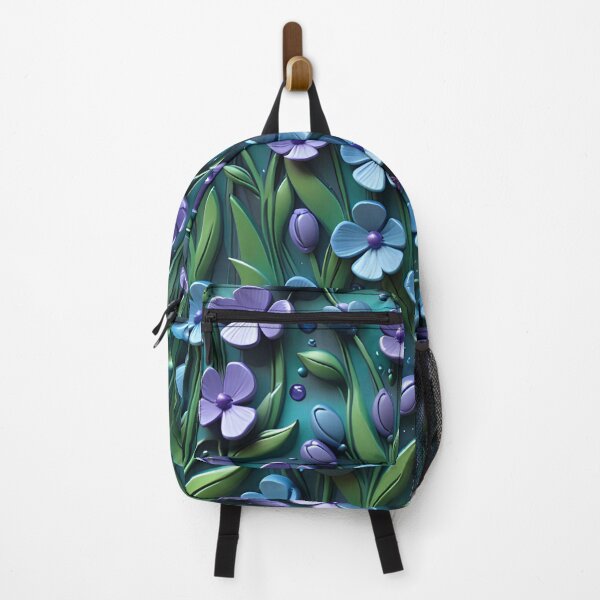 Item preview, Realistic delicate 3D wild flowers - expressive botanical pattern. designed and sold by My-fake-places.