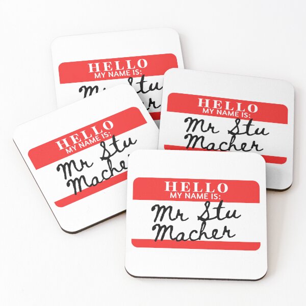 Item preview, Hello, my name is Mr Stu Macher designed and sold by AdhdPunk.