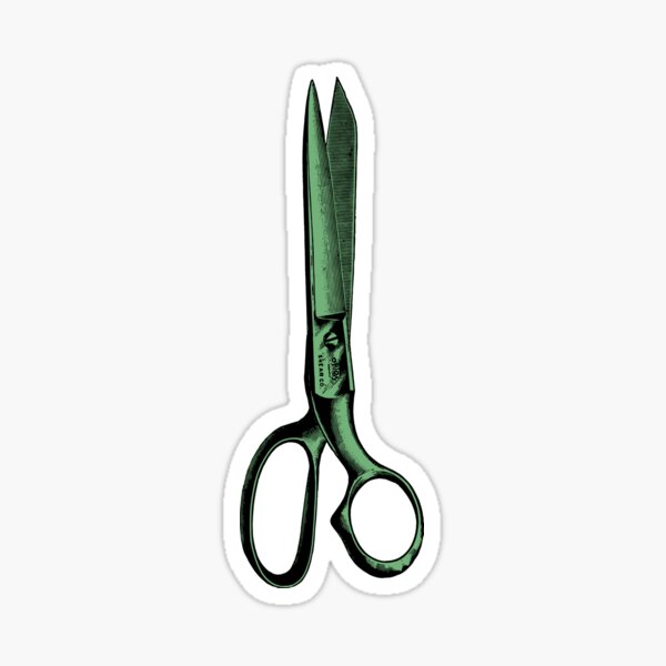 Item preview, Shears of Substance - Green designed and sold by TheBigRooster.