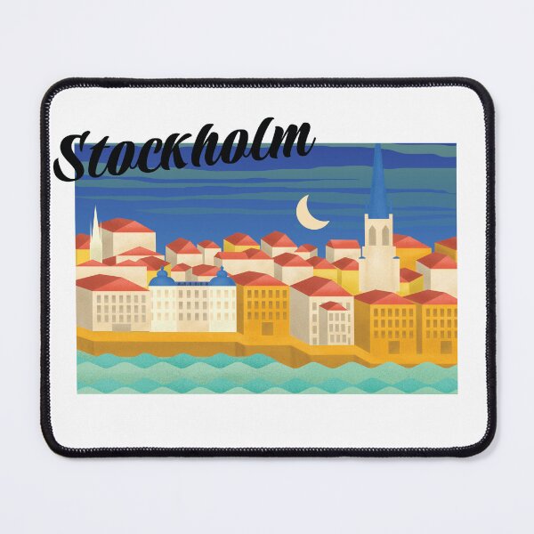 Item preview, Stockholm postcard  designed and sold by IreneCanovi.