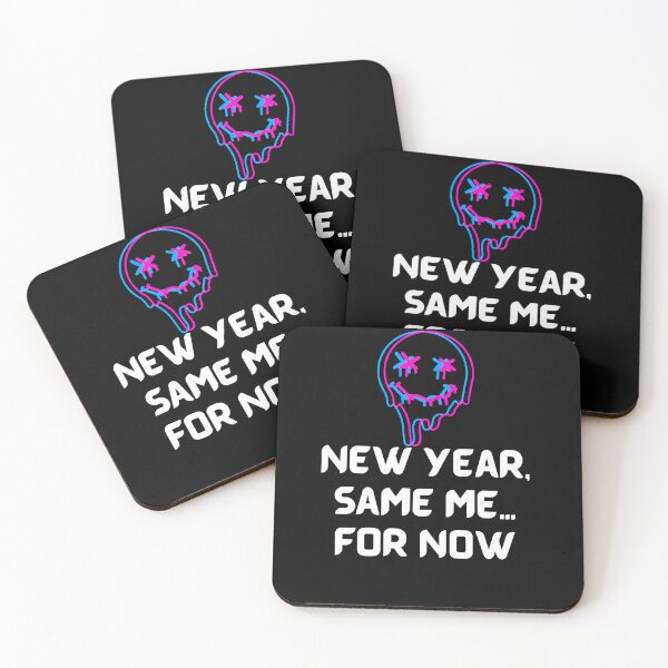 Item preview, "Embracing Authenticity in the New Year: 'New Year, Same Me... for Now' - A Festive and Playful Design Celebrating Self-Acceptance and the Start of Another Year" designed and sold by NaaEchDesign ⭐⭐⭐⭐⭐.