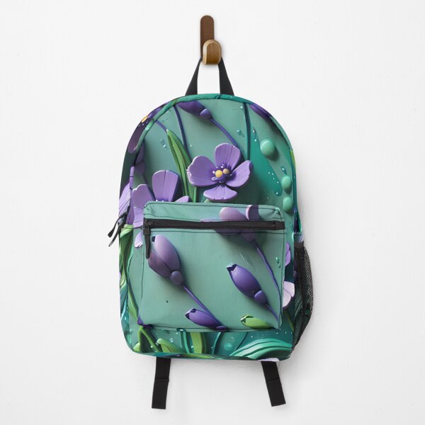 Item preview, Realistic delicate 3D wild flowers - expressive botanical pattern. designed and sold by My-fake-places.