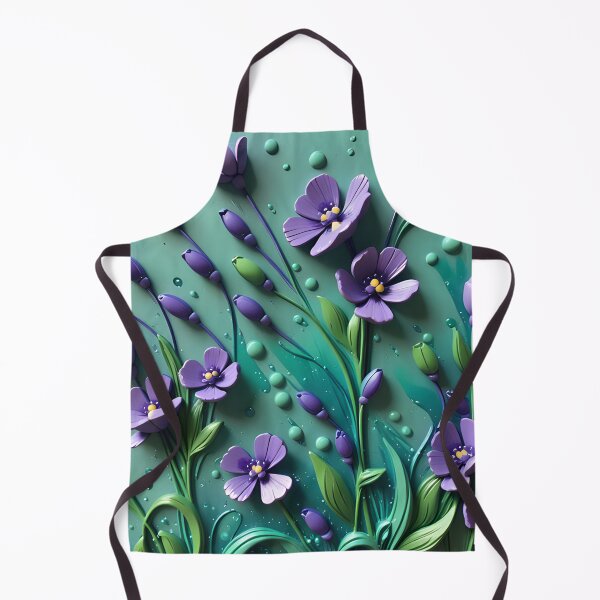 Item preview, Realistic delicate 3D wild flowers - expressive botanical pattern. designed and sold by My-fake-places.