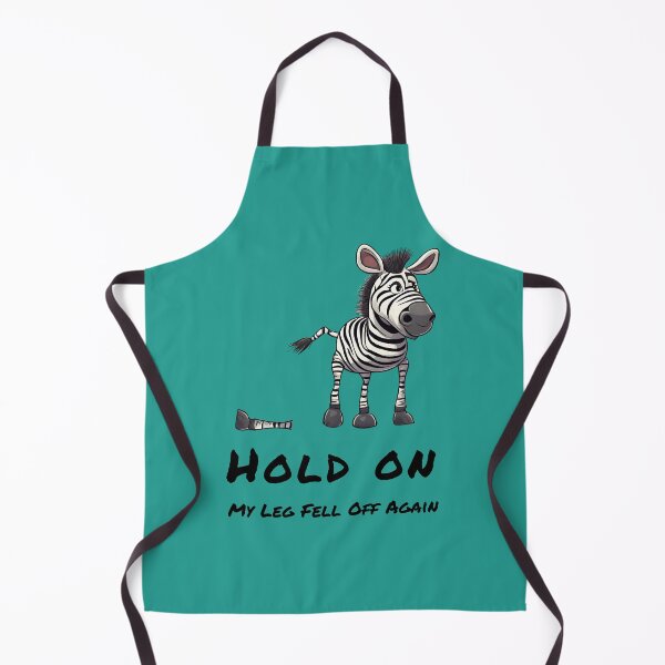 Item preview, Hold On- My Leg Fell Off Again Zebra designed and sold by ZebraKnees.