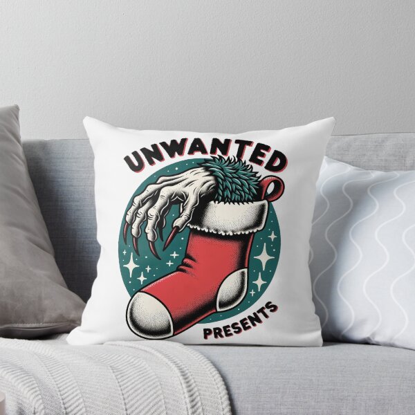Item preview, Funny Christmas Monster Hand T-Shirt - 'Unwanted Presents' Spooky Holiday designed and sold by DirtShirtRiot.