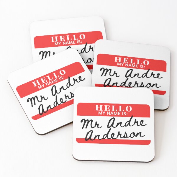 Item preview, Hello, my name is Mr Andre Anderson designed and sold by AdhdPunk.
