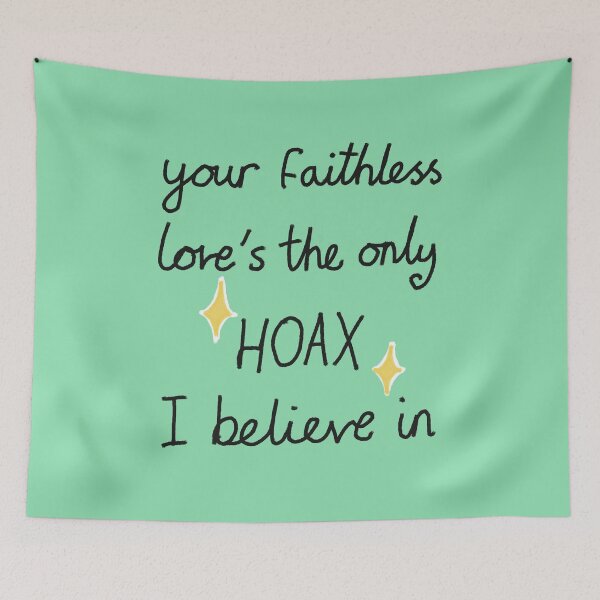 Item preview, Taylor Swift Hoax Lyric Art designed and sold by TheVibingCat.