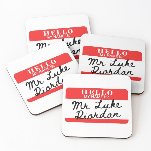 Item preview, Hello, my name is Mr Luke Riordan designed and sold by AdhdPunk.
