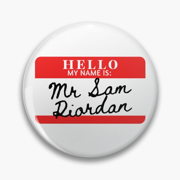 Item preview, Hello, my name is Mr Sam Riordan designed and sold by AdhdPunk.
