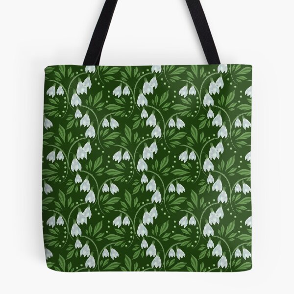 Item preview, Snowdrop Floral - Green designed and sold by JaselviiStudio.