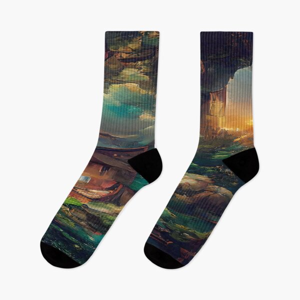 Item preview, Abstract Forest Sunset designed and sold by AceOfTowers.