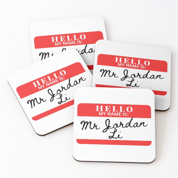 Item preview, Hello, my name is Mr Jordan Li designed and sold by AdhdPunk.