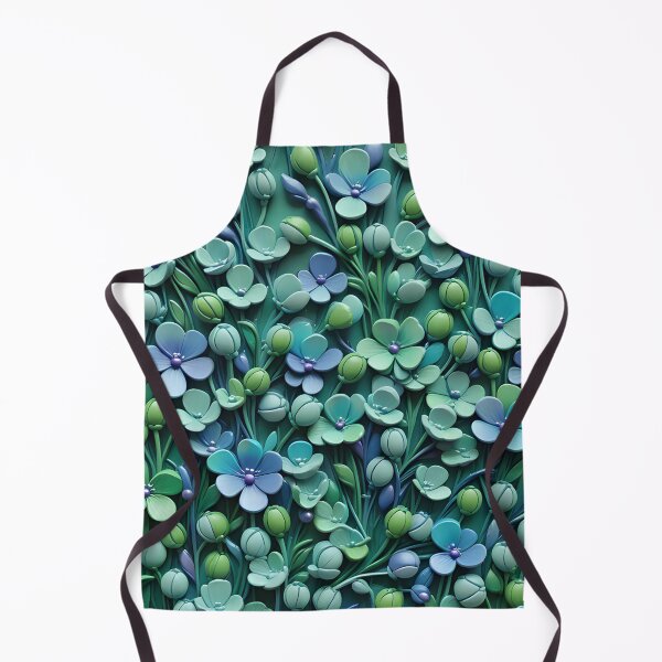 Item preview, Realistic delicate 3D wild flowers - expressive botanical pattern. designed and sold by My-fake-places.