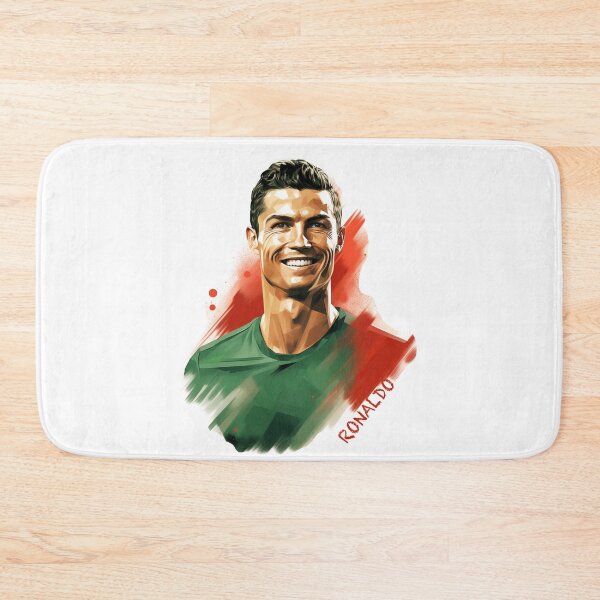 Item preview, Portrait Smiling soccer player Cristiano Ronaldo  designed and sold by Carinaprint.