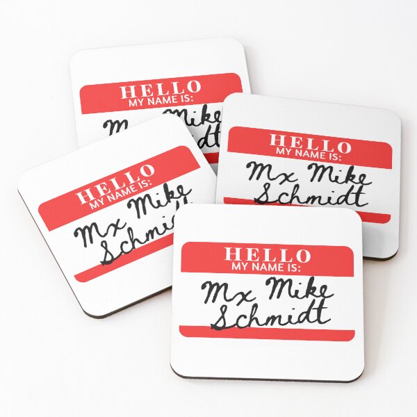 Item preview, Hello, my name is Mx Mike Schmidt designed and sold by AdhdPunk.
