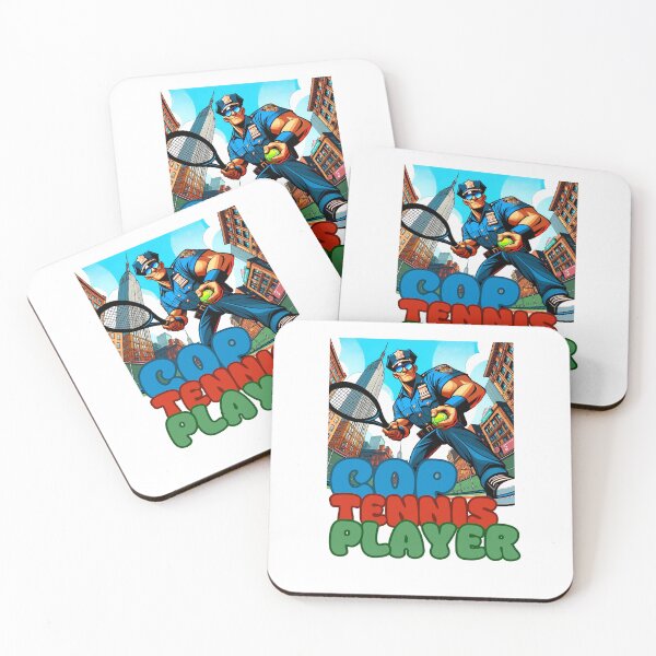 Item preview, Cop Tennis Player designed and sold by 4TeeToo.