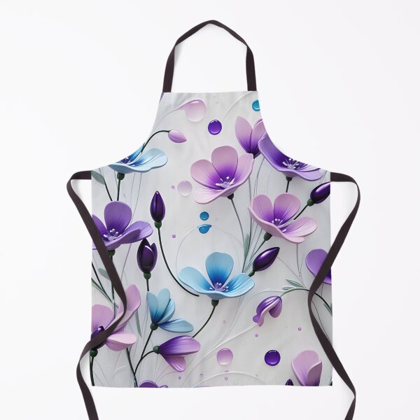 Item preview, Realistic delicate 3D wild flowers - expressive botanical pattern. designed and sold by My-fake-places.
