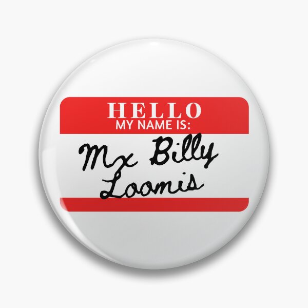 Item preview, Hello, my name is Mx Billy Loomis designed and sold by AdhdPunk.