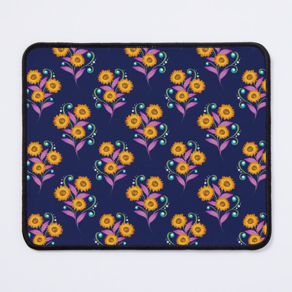 Item preview, Sunflower Floral - Blue designed and sold by JaselviiStudio.