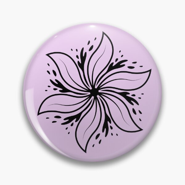 Item preview, Pink flower patter designed and sold by ZenStickConcept.