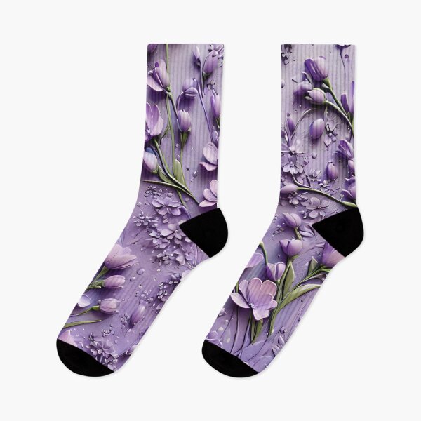 Item preview, Realistic delicate 3D wild flowers - expressive botanical pattern. designed and sold by My-fake-places.
