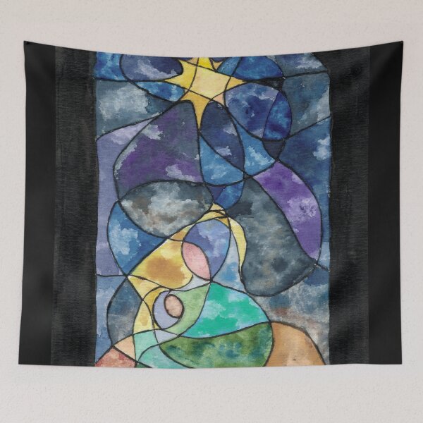 Item preview, Stained Glass Madonna designed and sold by Franclynart.