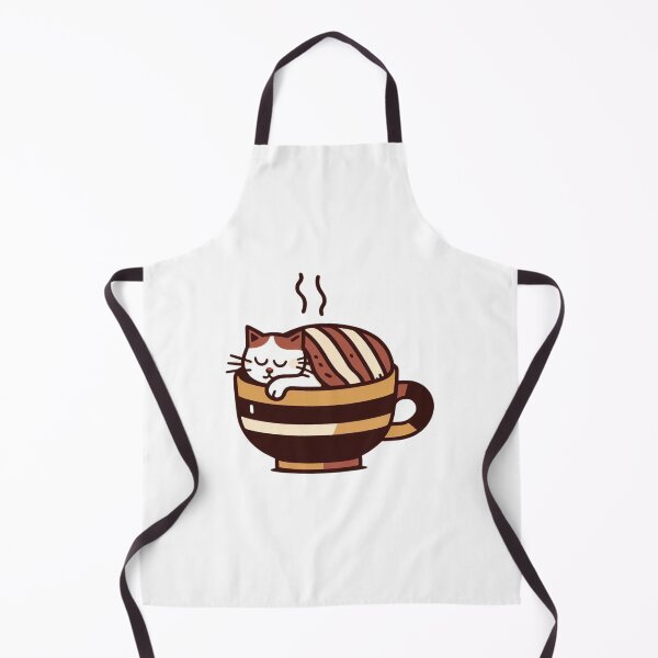 Item preview, Cat and Coffee Cat Cult Lovely Kitty Barista Cats designed and sold by sharon1210.