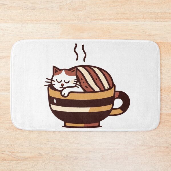 Item preview, Cat and Coffee Cat Cult Lovely Kitty Barista Cats designed and sold by sharon1210.