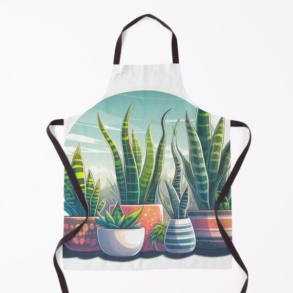 Item preview, Snakeplant Desert Scene - Potted Plant Painting designed and sold by Star-Fragment.