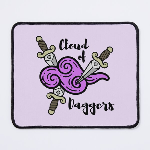 Item preview, I cast... CLOUD OF DAGGERS! designed and sold by Jess Reed.