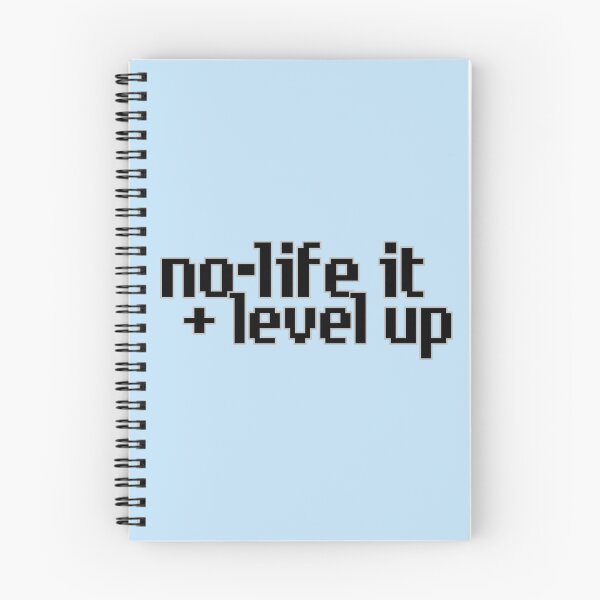 Item preview, No-life it and level up designed and sold by TalkingHerds.