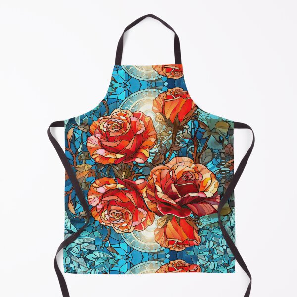 Item preview, Heavenly Roses in Stained Glass designed and sold by Maryanne Chisholm Art & Apparel.